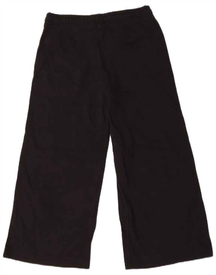 Pantaloni da tuta a gamba larga da donna Marks & Spencer UK 12 medio nero