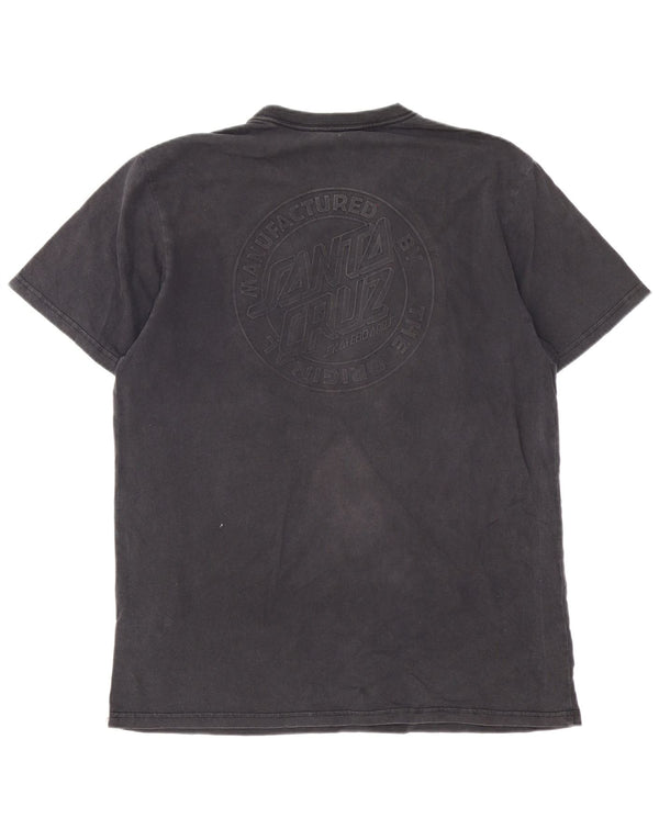 T-shirt grafica da uomo Santa Cruz Top XL in cotone grigio