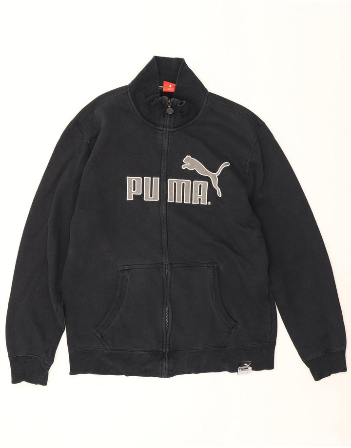 Giacca da ginnastica grafica da uomo Puma Large nera