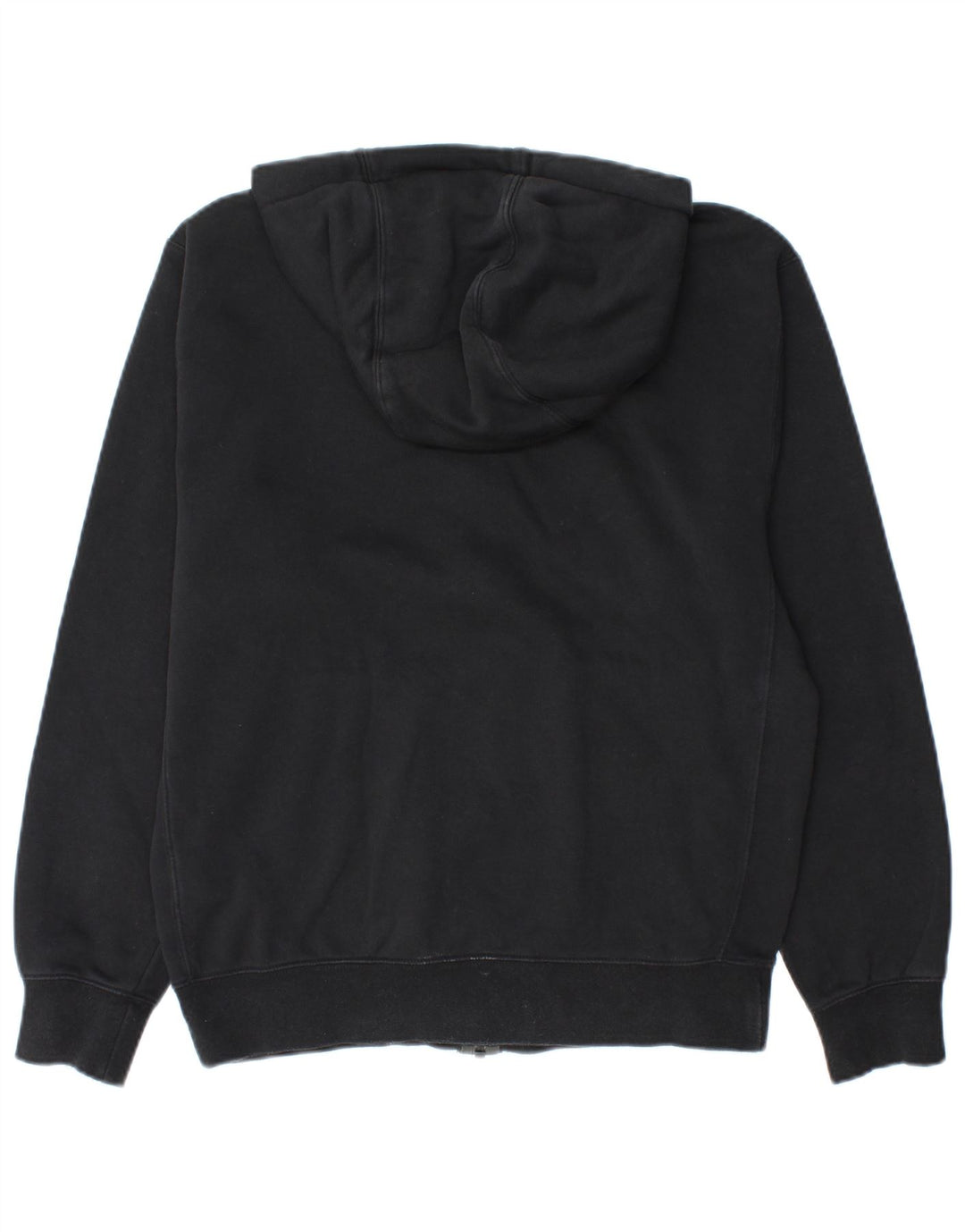 Maglione con cappuccio e zip da uomo NIKE piccolo in cotone nero