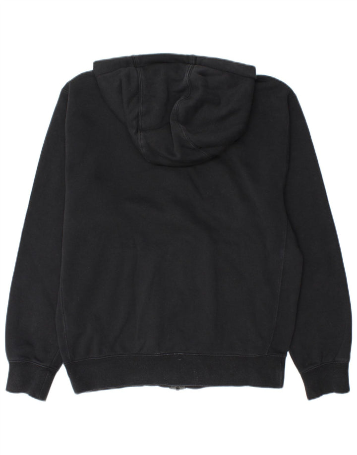 Maglione con cappuccio e zip da uomo NIKE piccolo in cotone nero