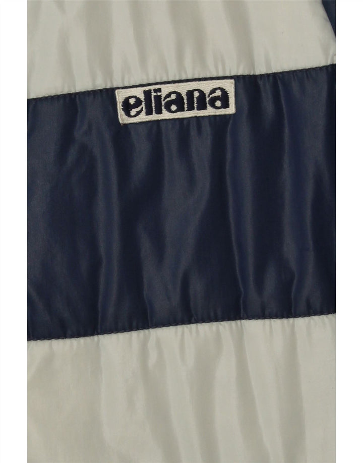 Giacca imbottita da uomo Eliana UK 40 Large Blu Navy a righe