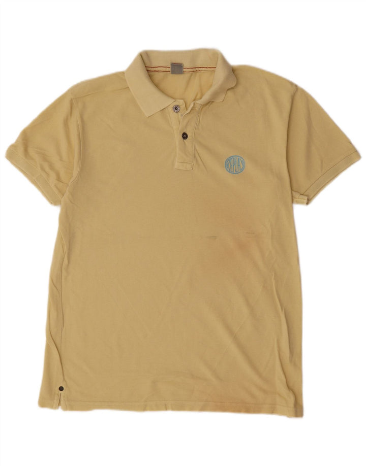 Polo Uomo Replay Large in Cotone Giallo