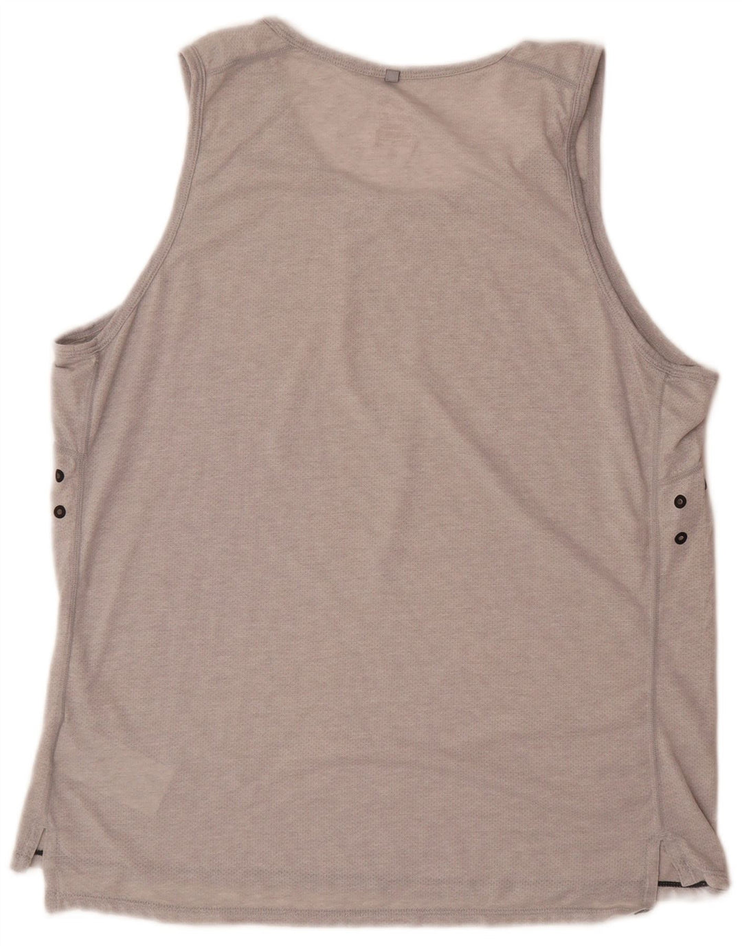 Canotta Nike Dri Fit da uomo, grande, in poliestere color block grigio