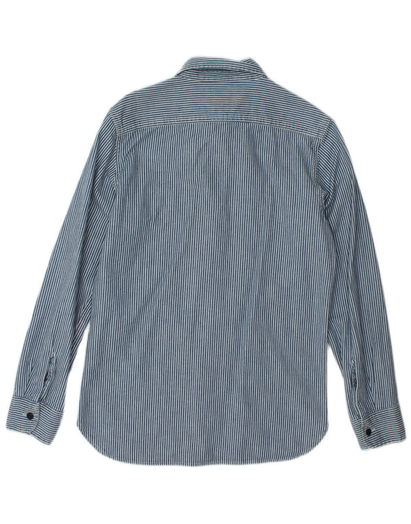 Levi's Camicia da uomo Anbass dalla vestibilità rilassata 2XS Cotone a righe blu