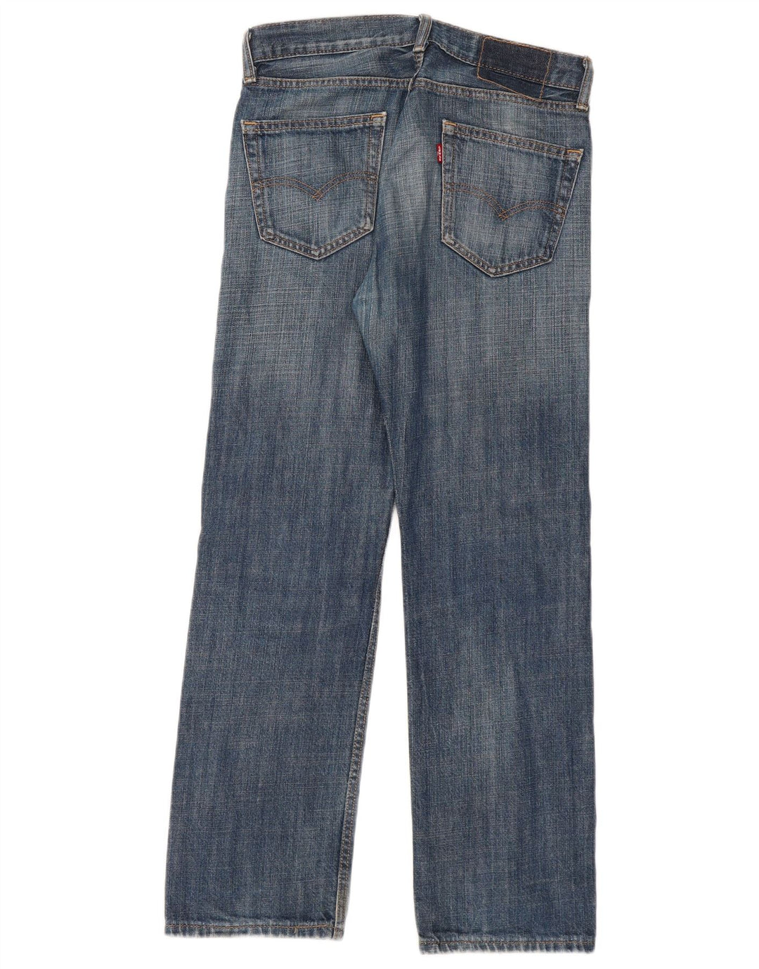 Jeans dritti da donna Levi's W30 L30 in cotone blu navy