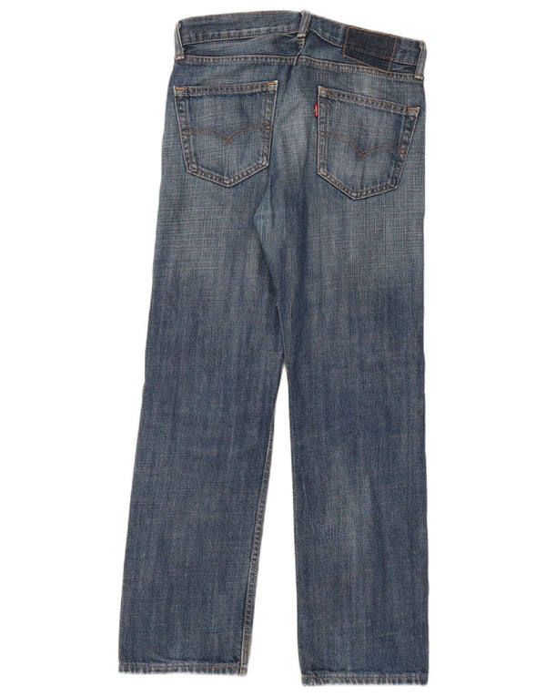 Jeans dritti da donna Levi's W30 L30 in cotone blu navy