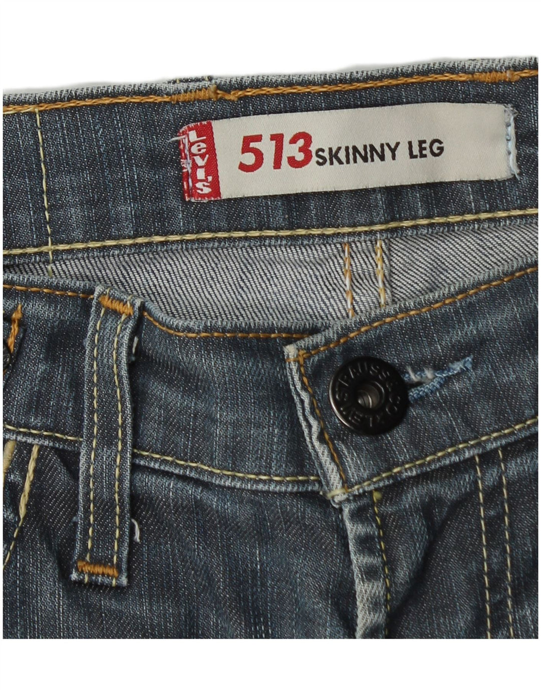 Jeans skinny LEVI'S 513 da donna W32 L35 Blu