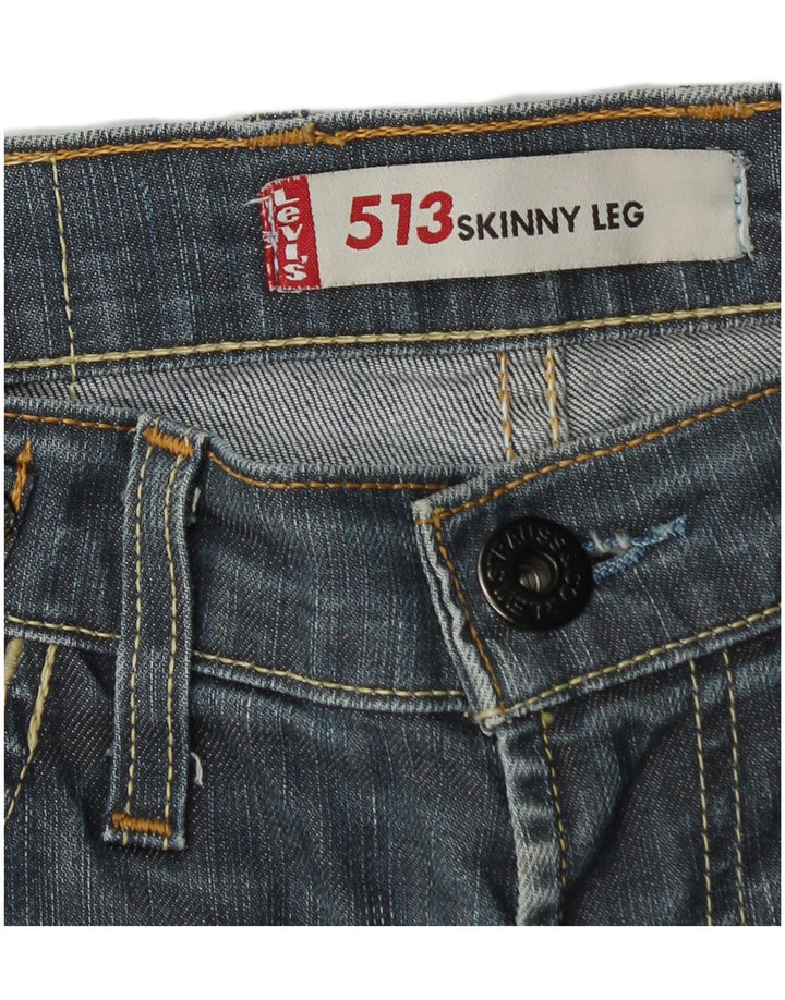 Jeans skinny LEVI'S 513 da donna W32 L35 Blu