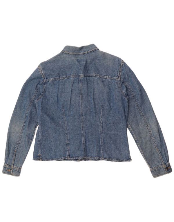 Camicia di jeans da donna Liz Claiborne UK 16 grande cotone blu