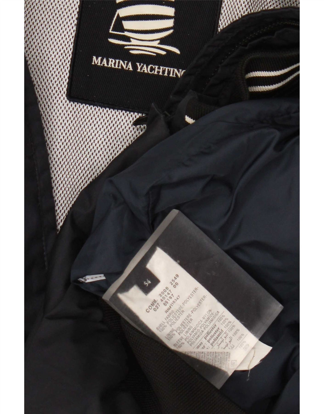 Giubbotto bomber da uomo Marina Yachting IT 54 2XL Poliestere blu navy