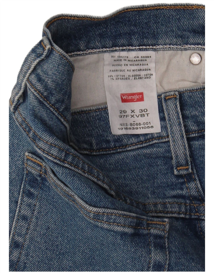 WRANGLER Mens Denim Shorts W29 Small Blue Cotton