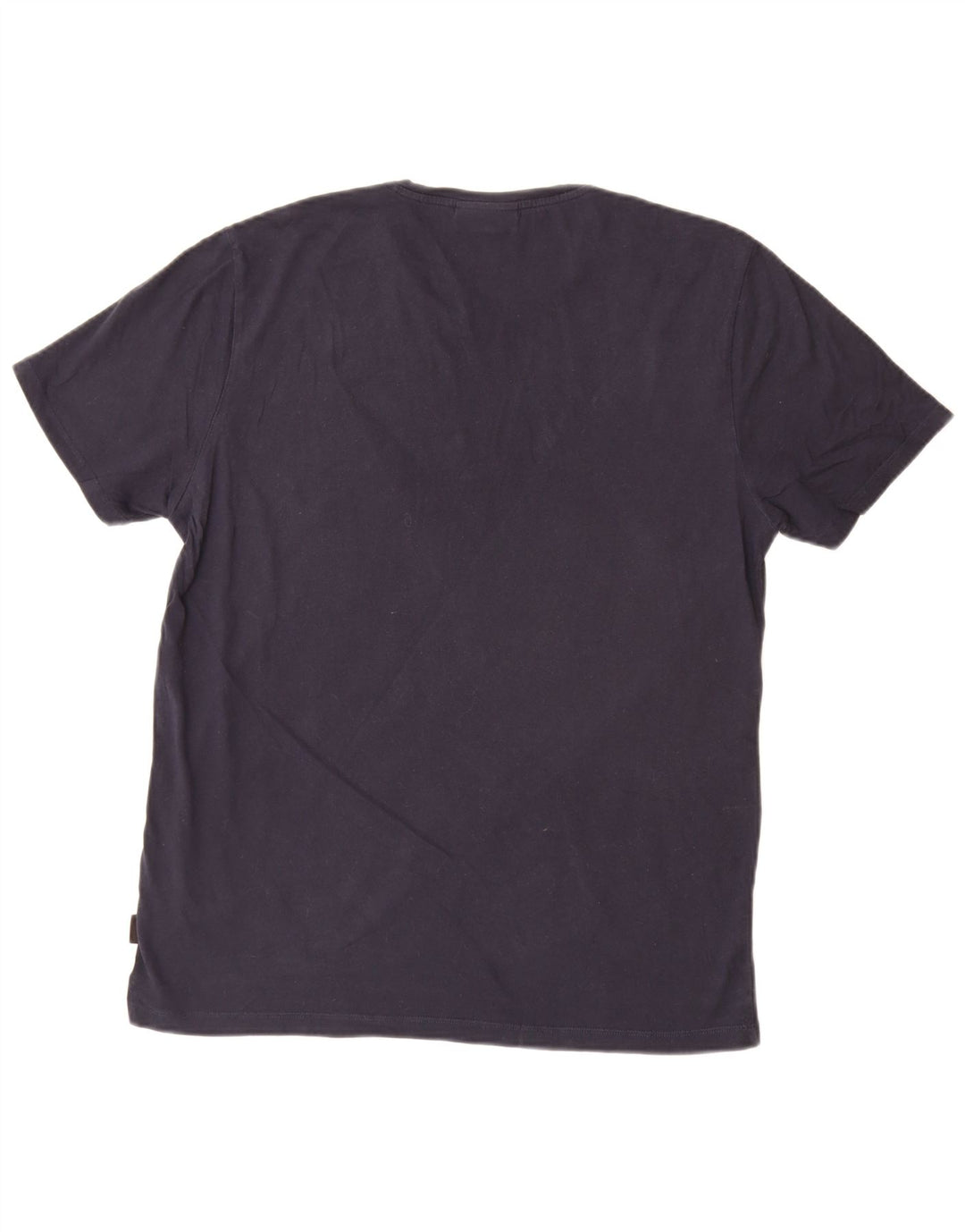 CALVIN KLEIN T-shirt grafica da uomo Top Large Blu Navy