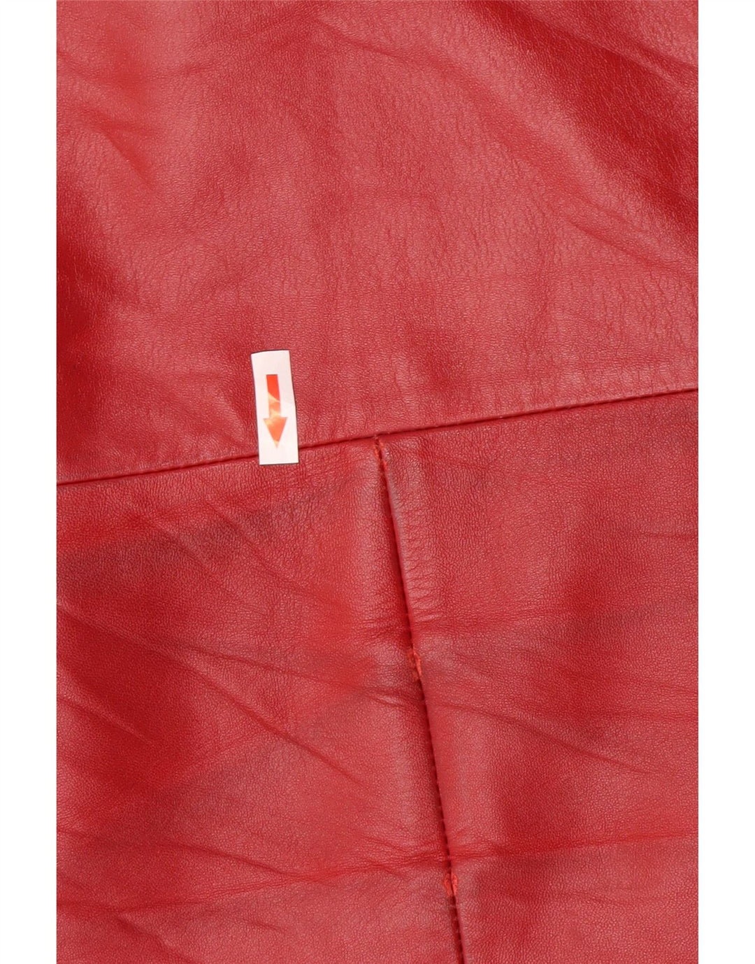 Giacca in pelle da donna vintage IT 44 in pelle rossa media