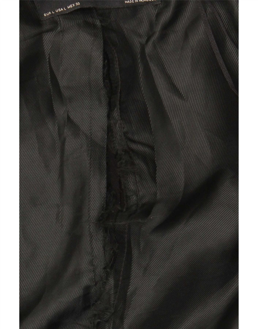Giacca blazer lunga da donna Zara UK 16 grande poliestere nero