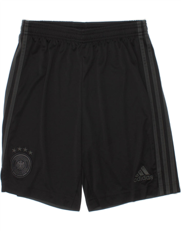 ADIDAS Boys Graphic Sport Shorts 15-16 Years  Black Polyester Vintage Adidas and Second-Hand Adidas from Messina Hembry 