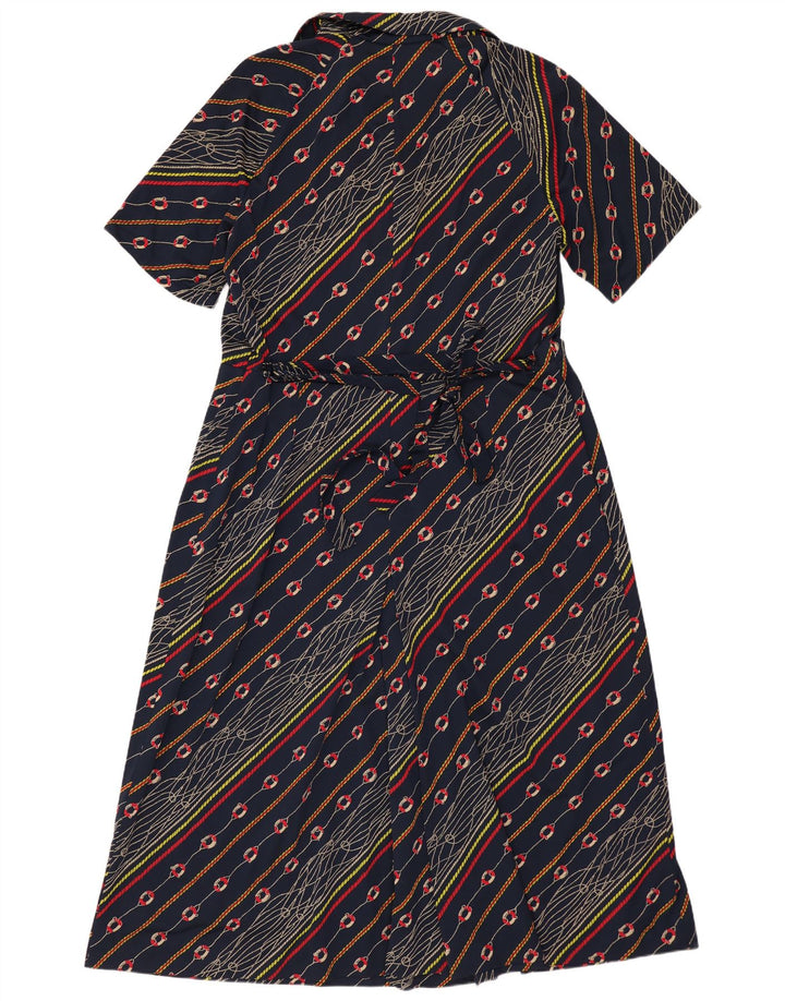 Abito a trapezio da donna taglie forti Persona taglia 27 XL blu navy in poliammide