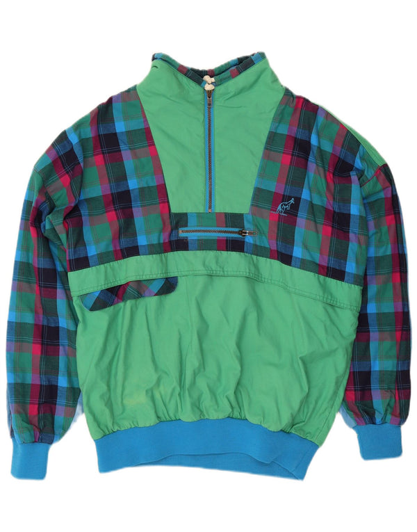 Felpa da uomo AUSTRALIAN L'ALPINA IT 50 Medium Green Check