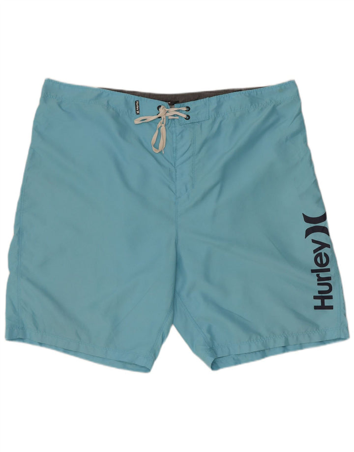 Pantaloncini da bagno grafici da uomo Hurley XL Blu