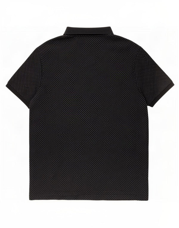 Polo da uomo Penguin XL in cotone maculato nero