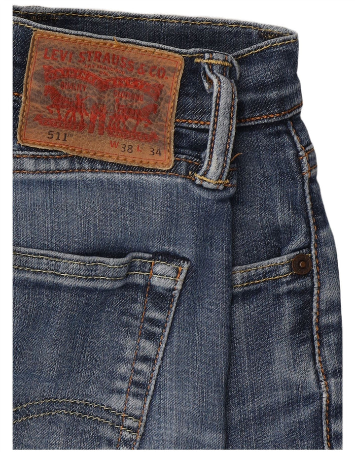 Jeans Levi's Uomo 511 Slim W38 L34 Cotone Blu