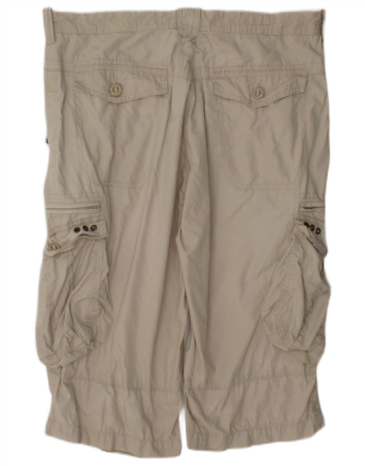 Pantaloncini cargo Marks & Spencer da uomo blu Harbour W36 grandi cotone beige