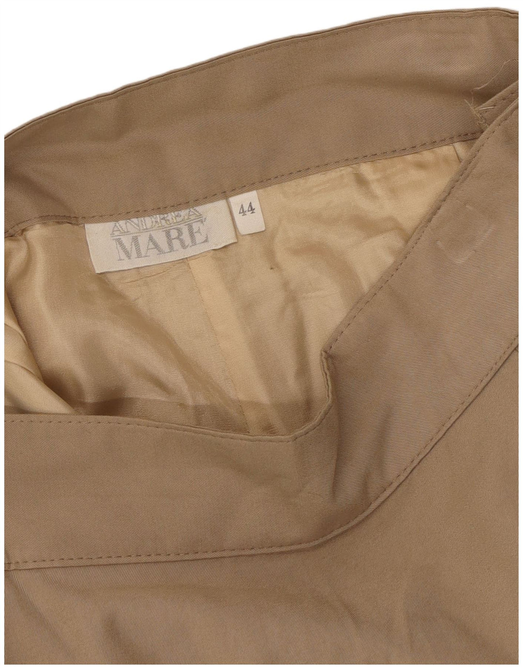 Pantaloncini casual a gamba larga da donna Andrea Mare IT 44 Medium W28 Beige