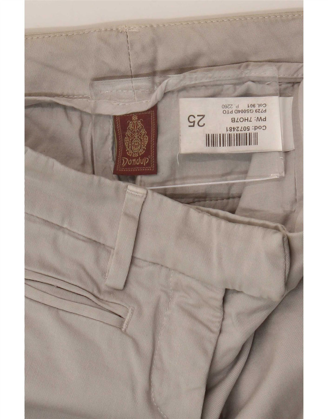 Pantaloni chino slim da donna Dondup W25 L27 cotone grigio
