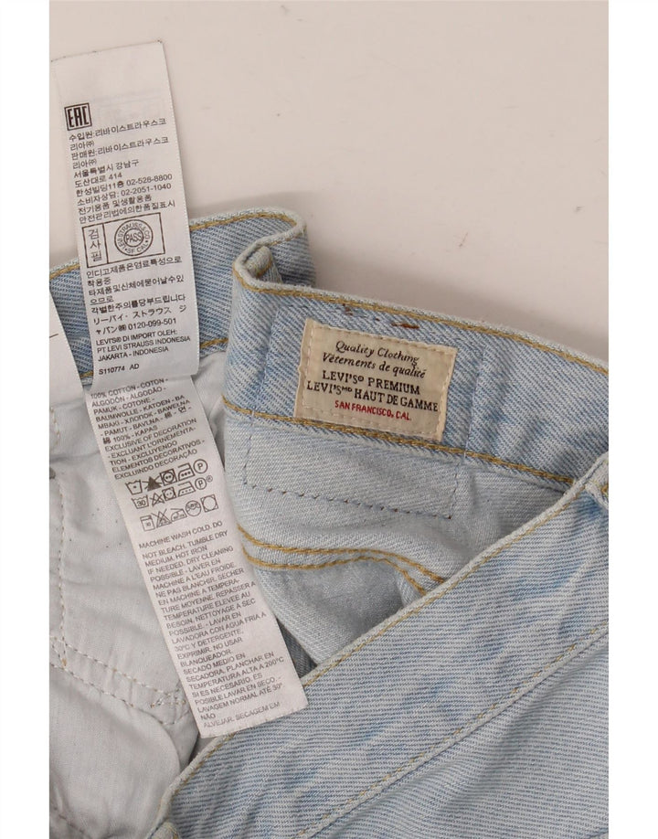 LEVI'S Jeans dritti da donna 501 W26 L32 cotone blu