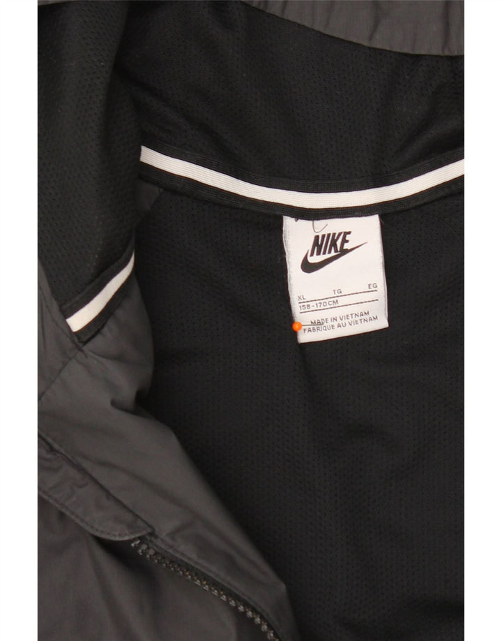 Giacca da tuta con cappuccio Nike da ragazzo 13-14 anni XL poliestere nero
