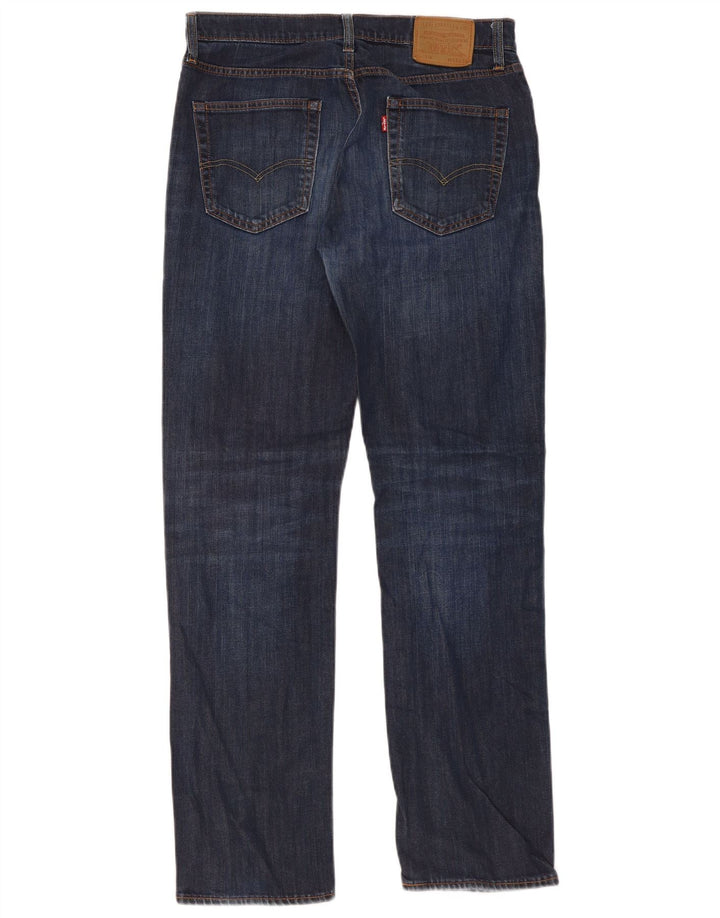 Levi's Uomo 514 Jeans dritti W33 L34 Blu Navy