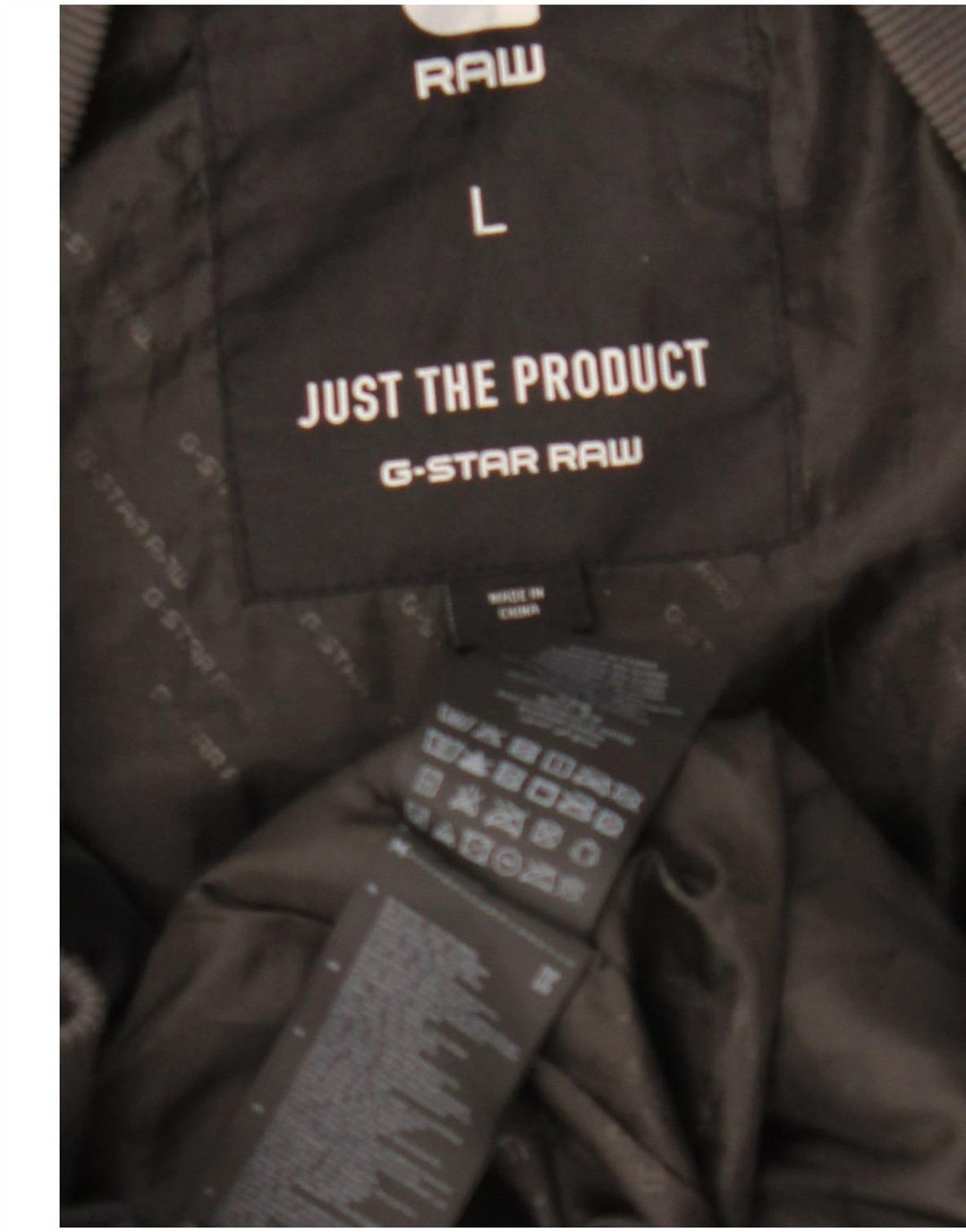 Giacca imbottita da uomo G-Star UK 40 Large Nera in poliammide