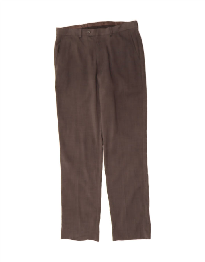 MICHAEL KORS Mens Pegged Suit Trousers W36 L35 Grey Polyester Vintage Michael Kors and Second-Hand Michael Kors from Messina Hembry 
