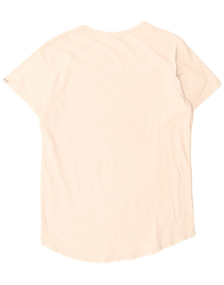 T-shirt grafica da uomo Timberland Top in cotone bianco medio