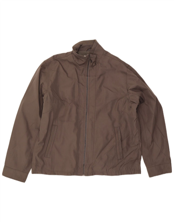 CALVIN KLEIN Giubbotto bomber da uomo UK 42 XL Poliestere grigio