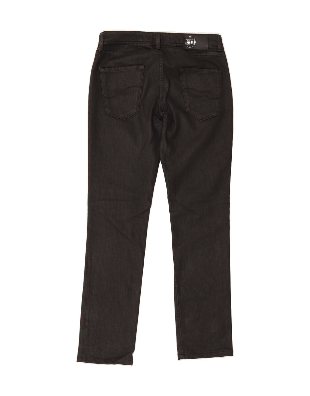 TRUSSARDI Womens Slim Jeans W27 L30 Black Cotton Vintage Trussardi and Second-Hand Trussardi from Messina Hembry 