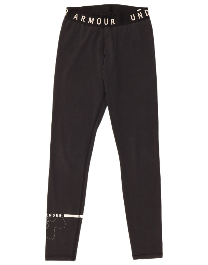Leggings grafici da donna Under Armour UK 10 piccoli neri