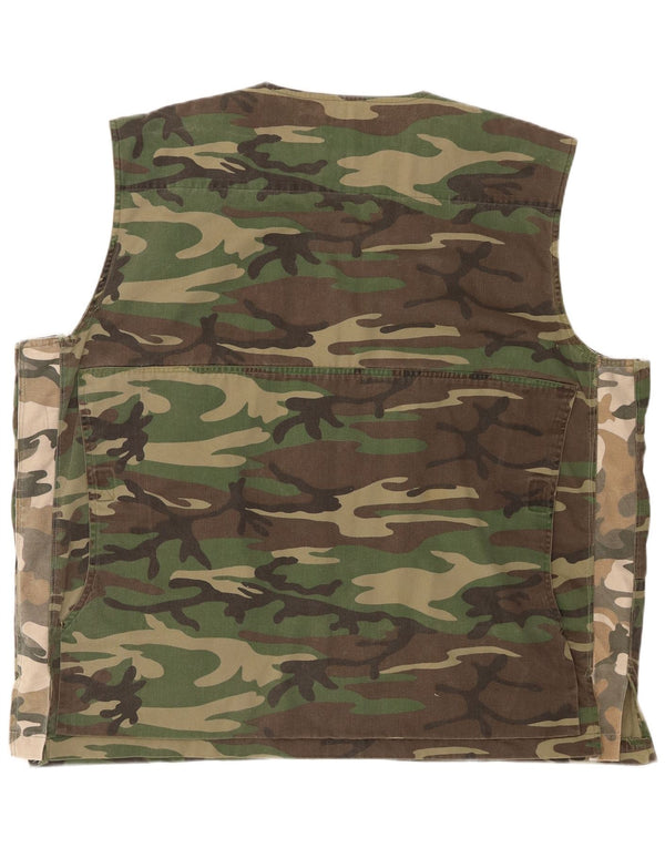 ESSE EMME Gilet da uomo UK 44 2XL Mimetico kaki