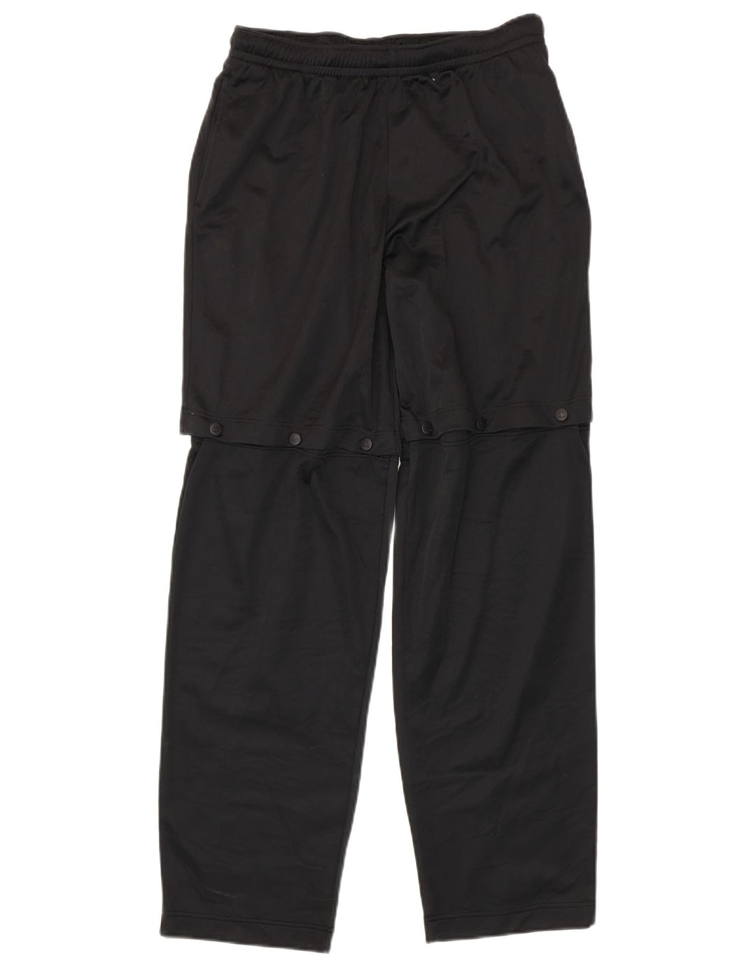 Pantaloni da tuta con grafica Kappa da uomo, grandi, in poliestere nero