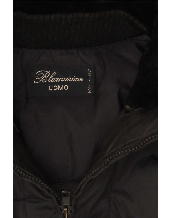 Giacca Parka da uomo Blumarine UK 40 Large Nera