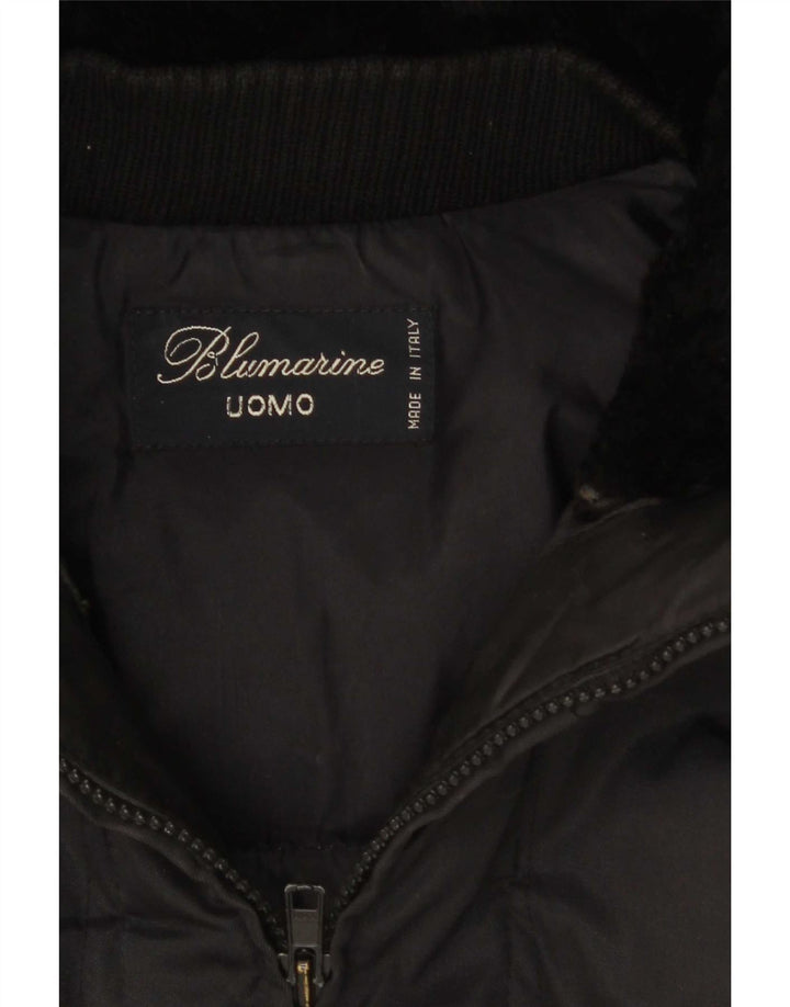 Giacca Parka da uomo Blumarine UK 40 Large Nera