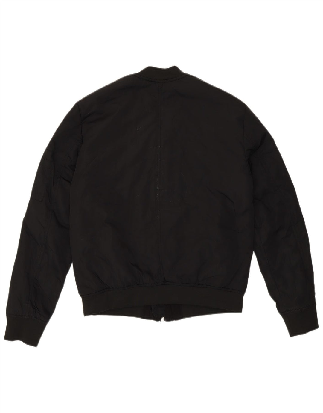 Giubbotto bomber da donna vestibilità ampia Zara UK 4 XS poliestere nero moderno