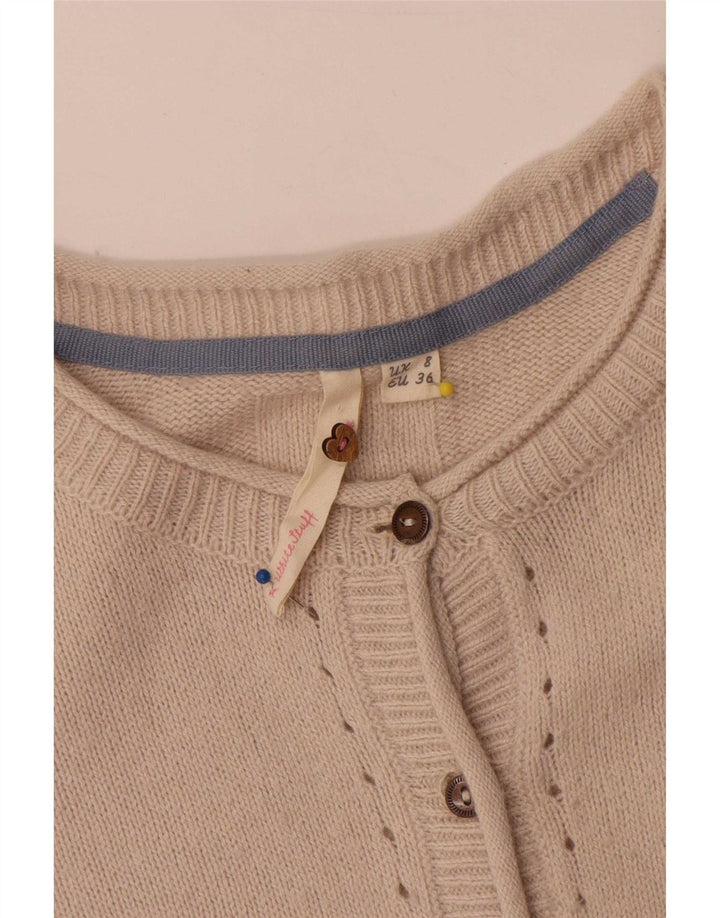 Maglione cardigan da donna White Stuff UK 8 Small Off Nylon