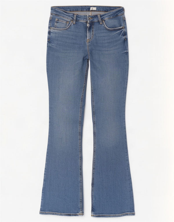Jeans svasati da donna Zara EU 38 Small W28 L32 cotone blu