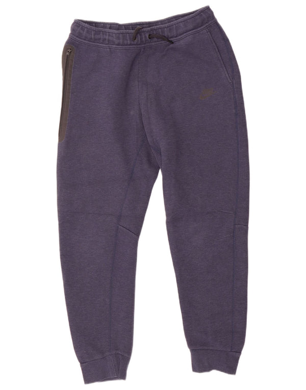 Nike Boys Tracksuit Trousers Joggers 13-14 Years XL Navy Blue Cotton