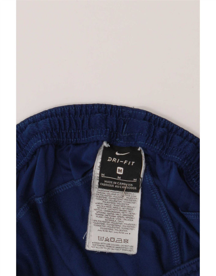 Pantaloni da tuta Nike Dri Fit da uomo, poliestere color block medio blu navy