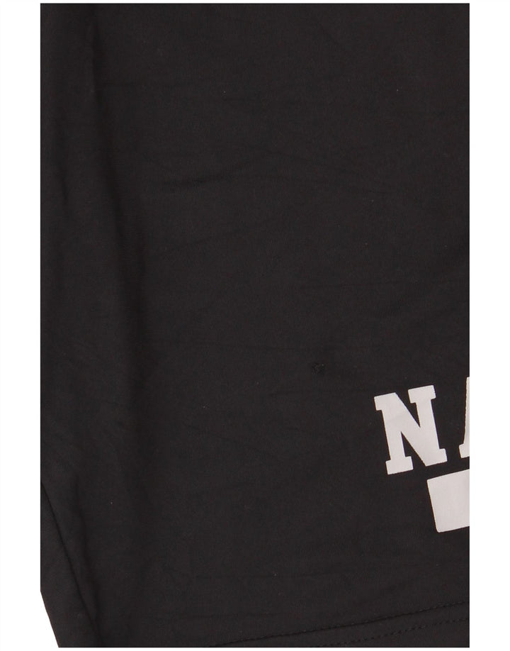 Pantaloncini sportivi grafici da uomo Under Armour piccoli in poliestere color block nero