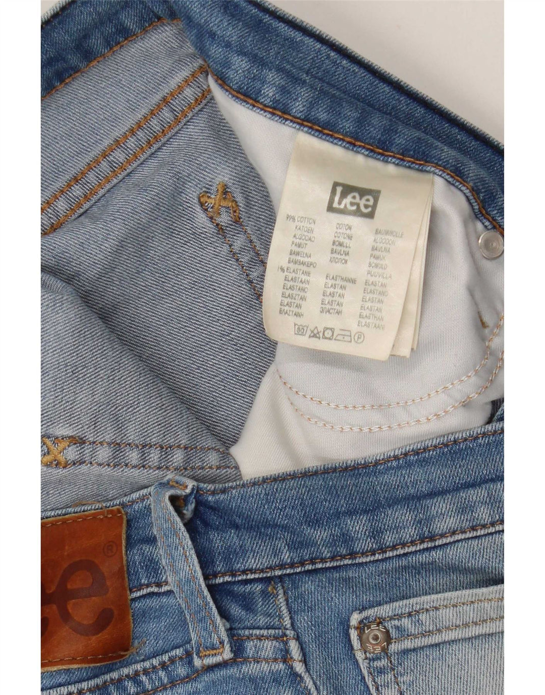 Jeans dritti Luke da uomo Lee W31 L29 cotone blu