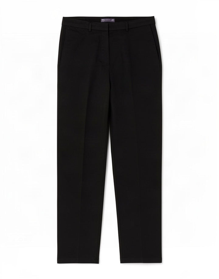 Pantaloni chino dritti da donna Marks & Spencer UK 12 medi W32 L31 neri