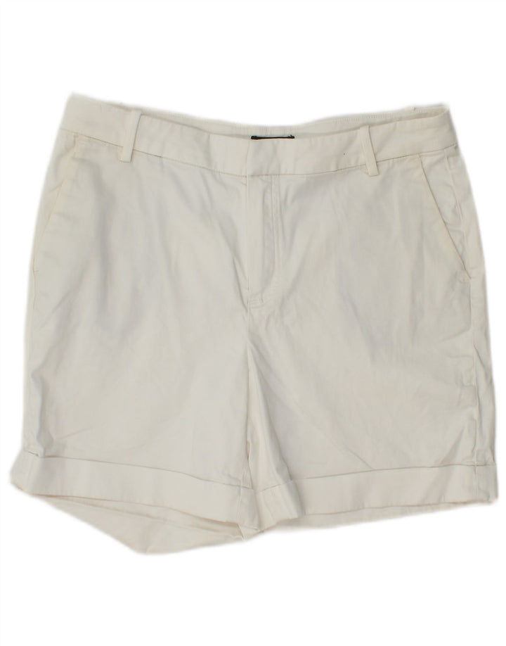 Pantaloncini chino da donna Massimo Dutti EU 38 Small W28 Cotone bianco